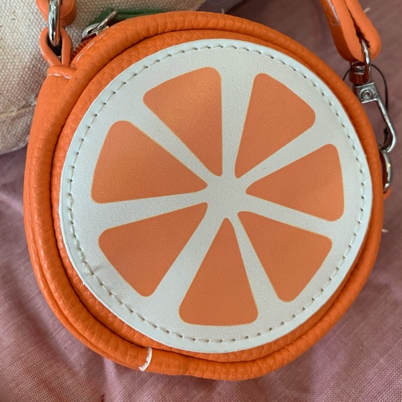 Orange Spritz Summery Canvas Tote - Picture 5 of 7
